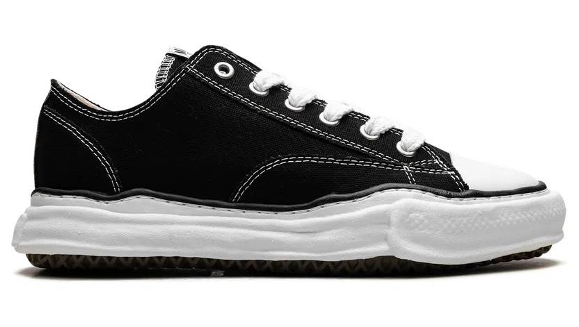 Maison Mihara Yasuhiro Peterson OG Sole Canvas Low “BLACK” (A01FW702-BLK) (5)