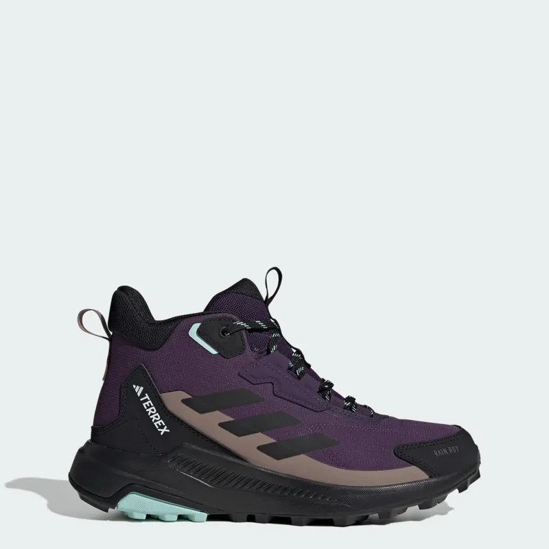 Adidas Terrex Anylander Mid RAIN.RDY Hiking Aurora Plum / Core Black / Trace Brown (JQ9966)