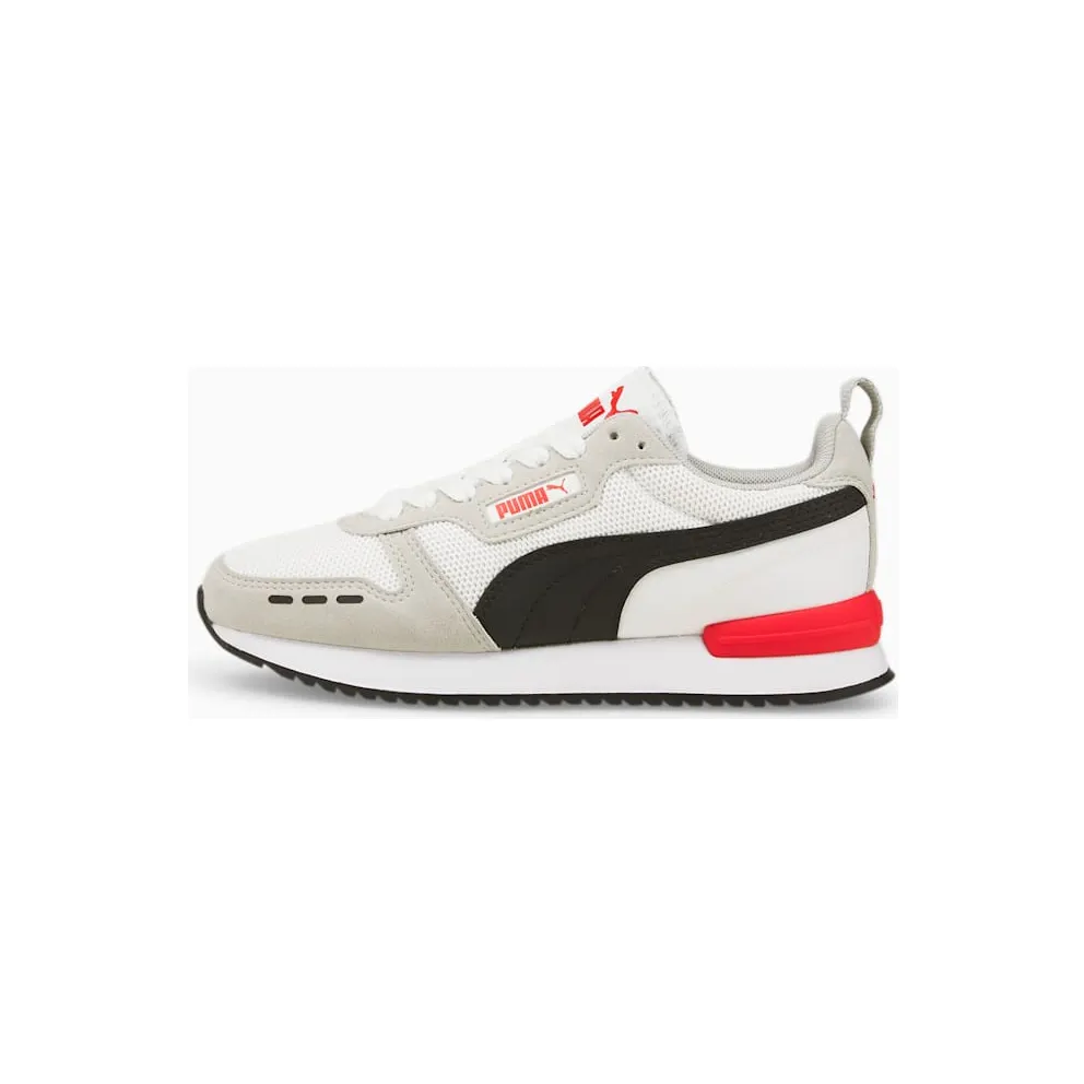 PUMA R78 Youth White/Black/High Risk Red (373616-24)