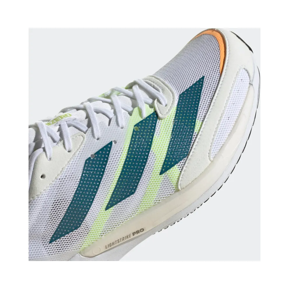 adidas Adizero Adios 6 Cloud White / Real Teal / Flash Orange (GY0894)