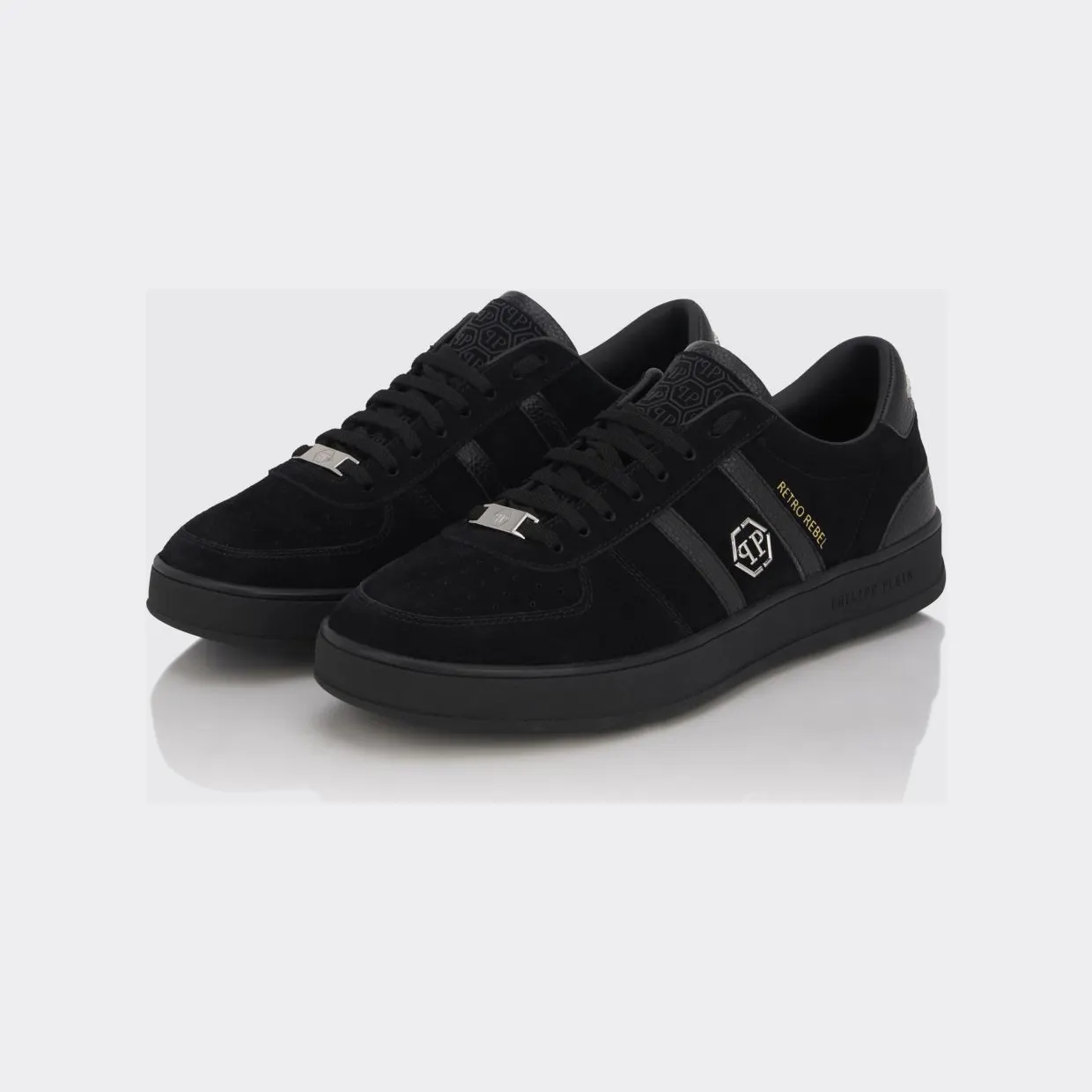 Philipp plein Retro Rebel Suede Sneakers Black (PAFSUSC0941PLE010N0202)