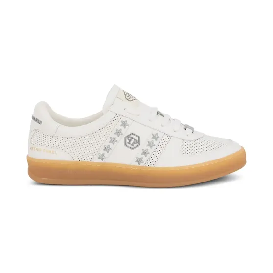 Philipp Plein Retro Rebel geperforeerde “White” (PAFSUSC0947PLE005N)