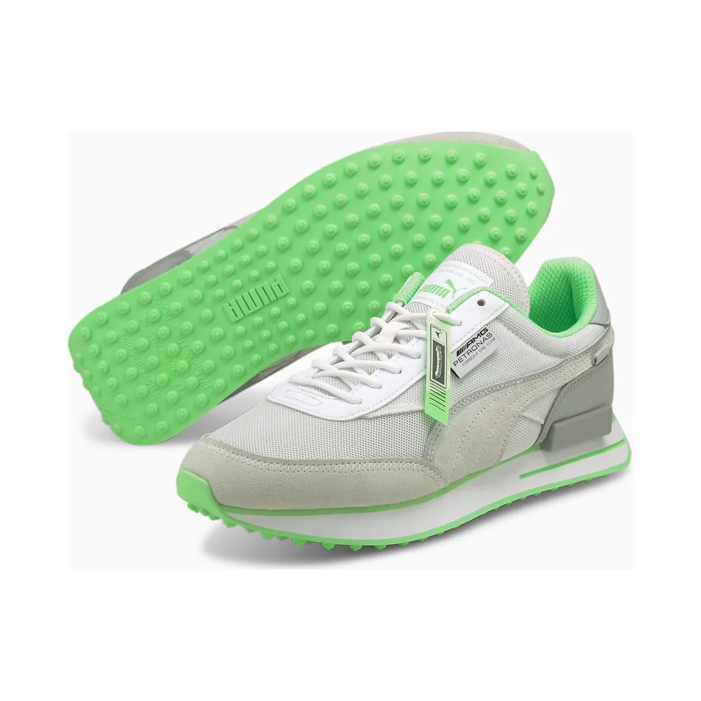Puma Mercedes Future Rider F1 Motorsport Shoes White/Silver (306793-01)