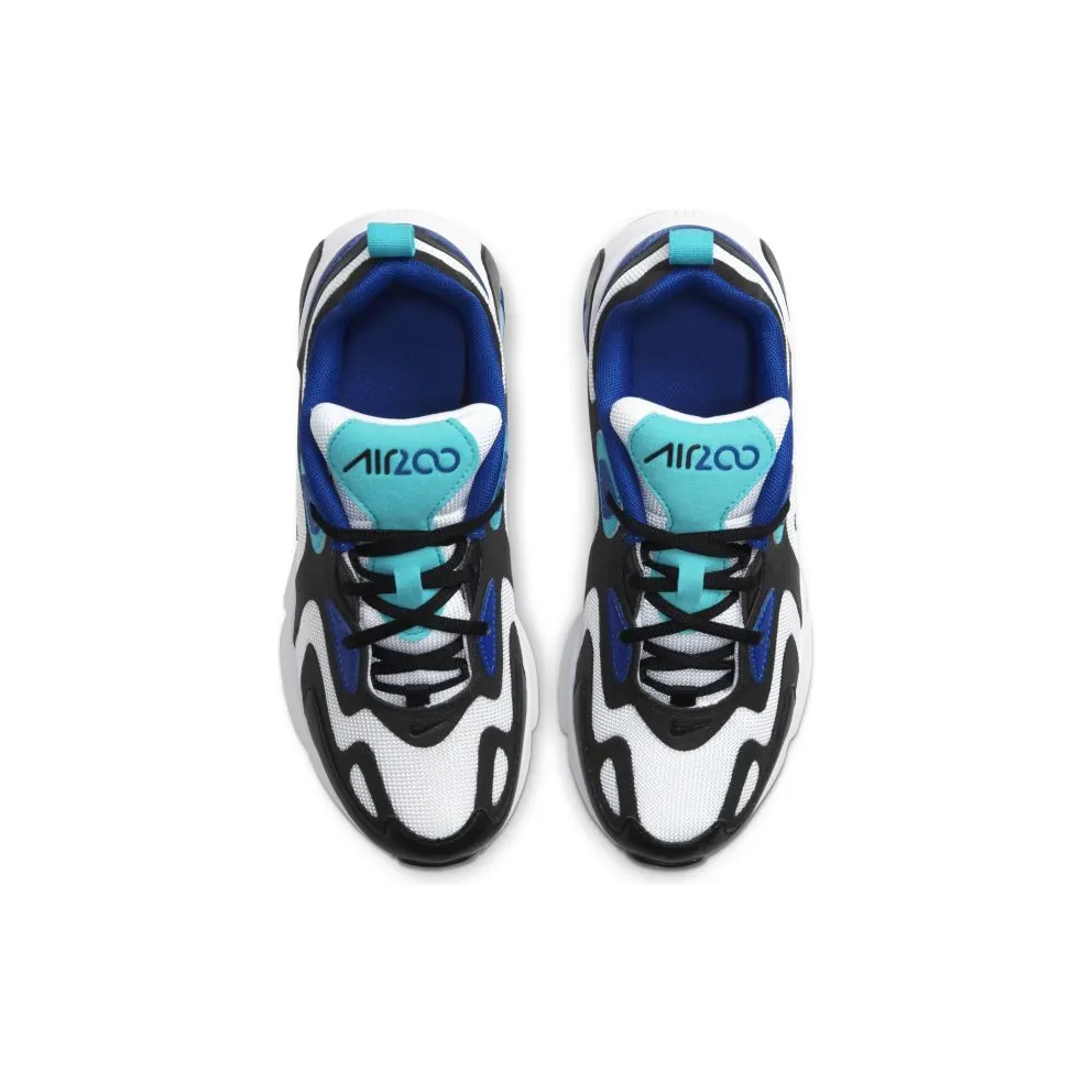 Nike Air Max 200 White Hyper Blue Oracle Aqua (GS) White/Hyper Blue-Oracle Aqua-Black (AT5627-103)