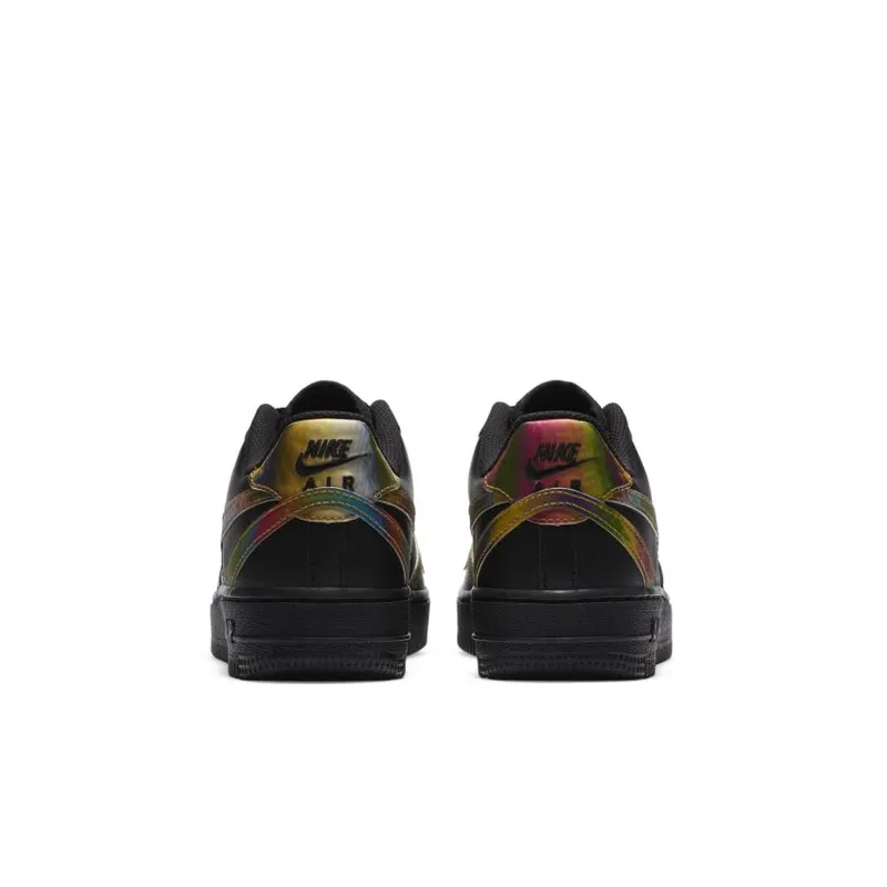 Nike Air Force 1 Low Misplaced Swooshes Black Multi Black/Reflect Silver (CZ5890-001)