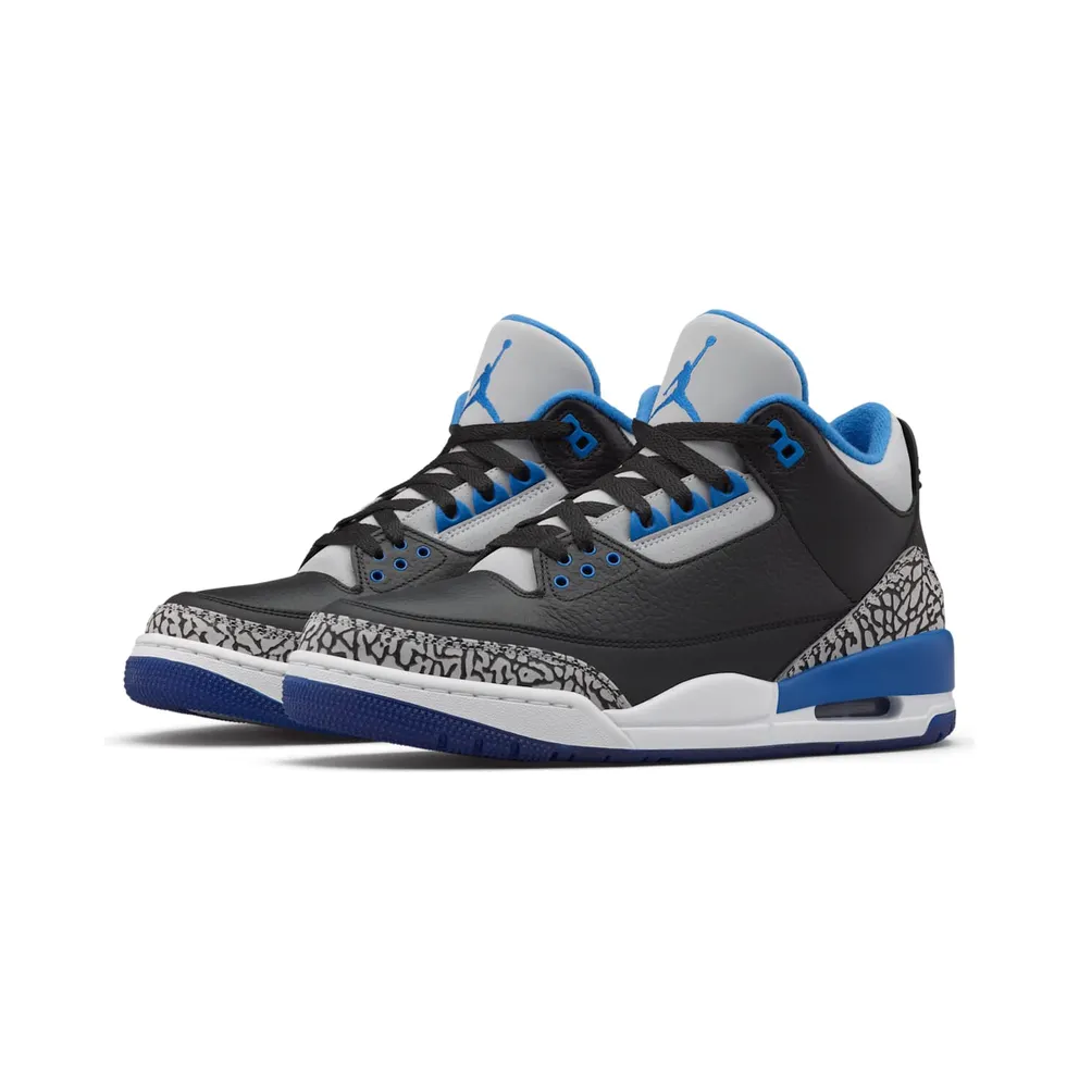 Air Jordan Nike AJ III 3 Retro Sports Blue (2014) (136064-007)