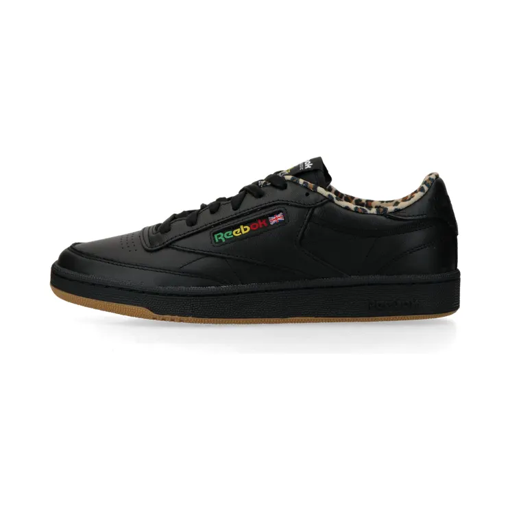 Reebok x Wacko Maria Club C 85 Vintage (black / leopard / gum) – RMIA04HC99LEA0081061