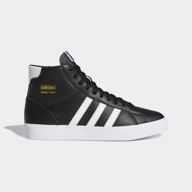 adidas Basket Profi Core Black Core Black/Cloud White/Gold Metallic (FW3109)