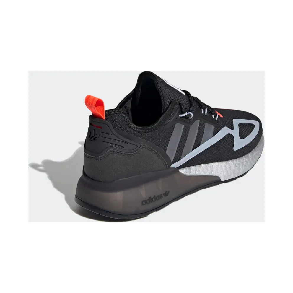 adidas ZX 2K Boost Core Black / Halo Silver / Glow Blue (FY5724)