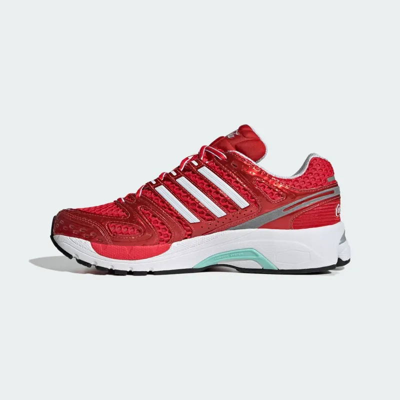 Adidas ADIDAS X COCA-COLA ADISTAR CONTROL 5 Shoes Red / Cloud White / Silver Metallic (KH6895)