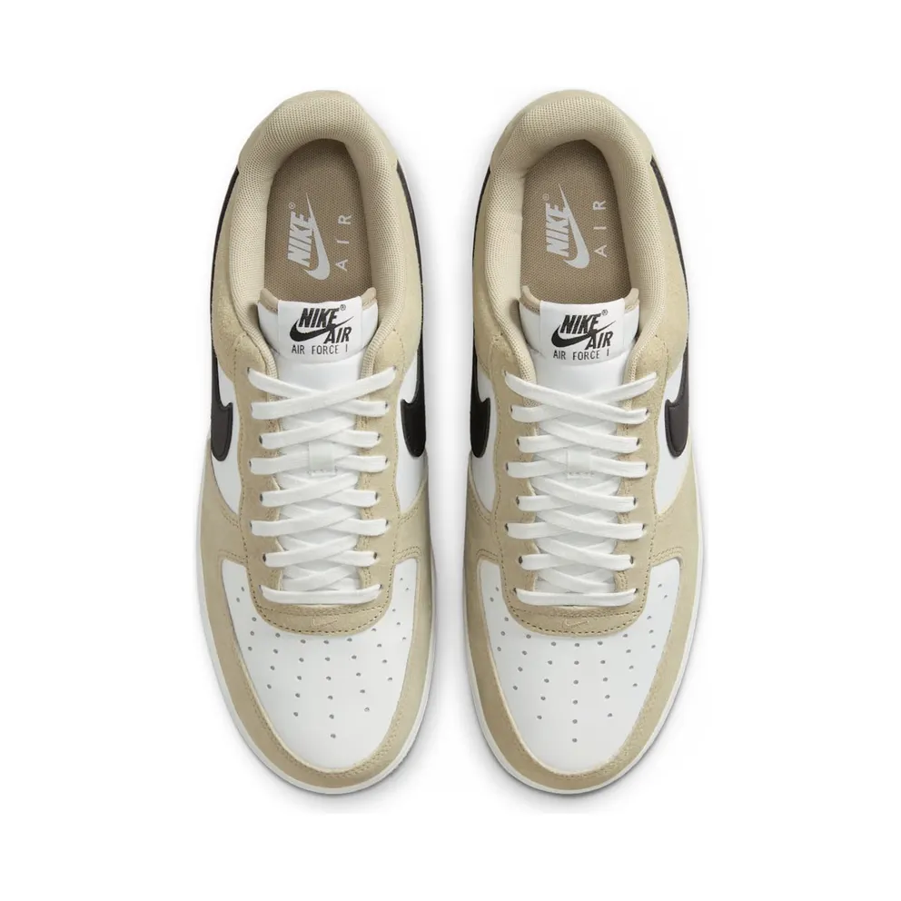 Nike Air Force 1 Low ’07 LV8 “White Desert Khaki Black” (IU7546-121)