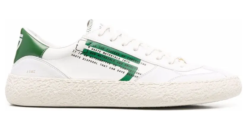 Puraai Sneakers mit Slogan-Print – Weiß (ERBAMAN)