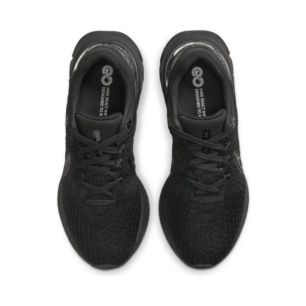 Nike React Infinity Run Flyknit 3 Road Running Black (DD3024-005)