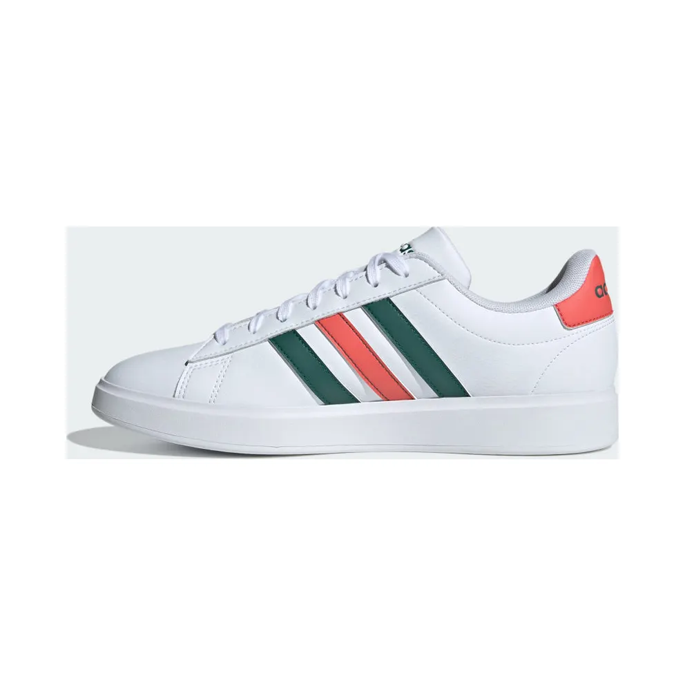 Adidas Grand Court Cloudfoam Comfort Cloud White / Collegiate Green / Preloved Scarlet (IG9220)