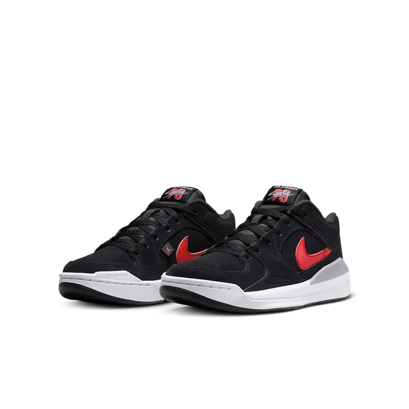 Jordan Stadium 90 Black White Cement Grey Fire Red (FZ4185-010)