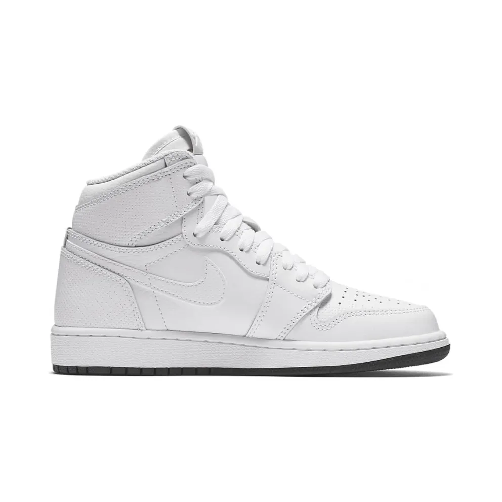 Jordan 1 Retro High Perforated White (GS) White/Black-White (575441-100)