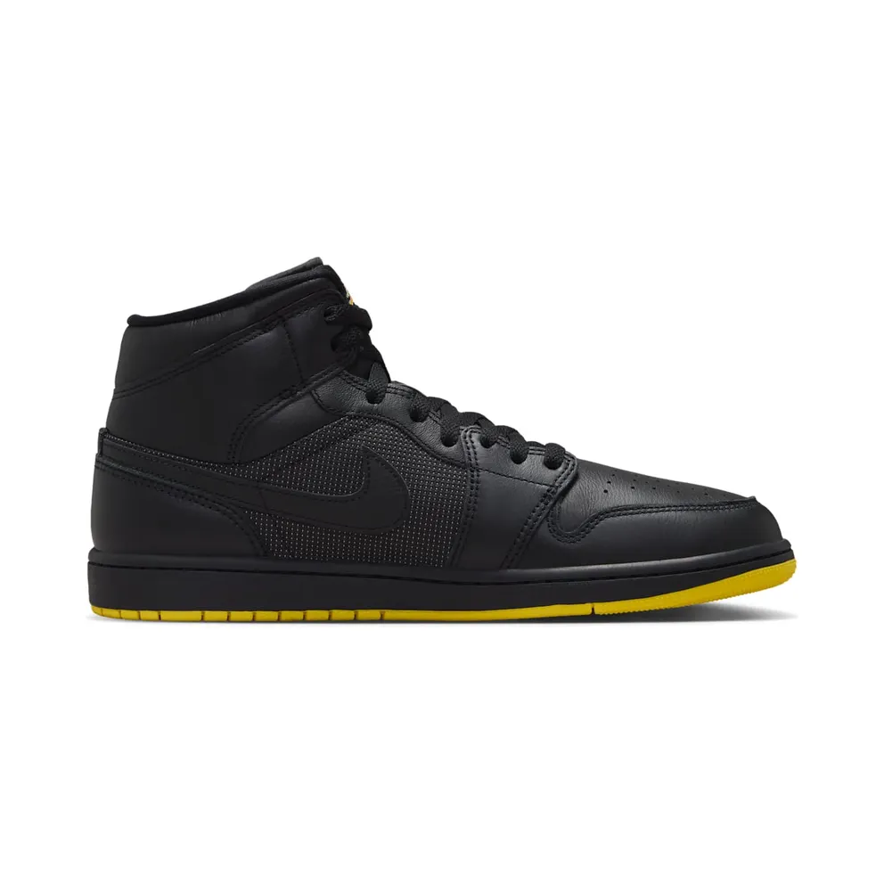 Air Jordan 1 Mid – Comic – “Black / Opti Yellow / Silver” (IO2052-001)