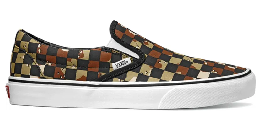 Vans Classic Slip-On Checkerboard Camo Desert