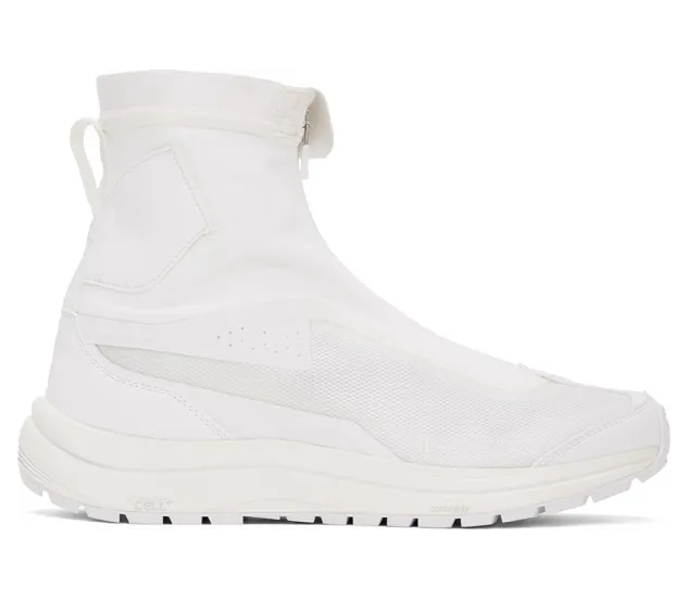 11 by Boris Bidjan Saberi White Salomon Edition Bamba 2 High Sneakers (14 11xS)