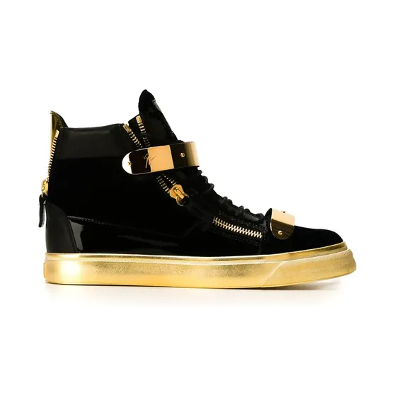 Giuseppe Zanotti High-Top-Sneakers mit Reißverschlüssen “Blue” (RM6027001)
