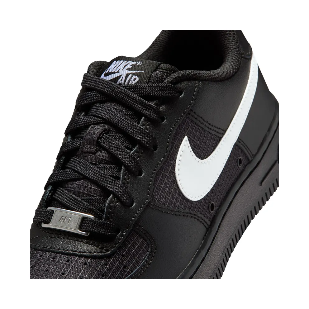Nike Air Force 1 Tech GS “Black White” (IR3992-001)