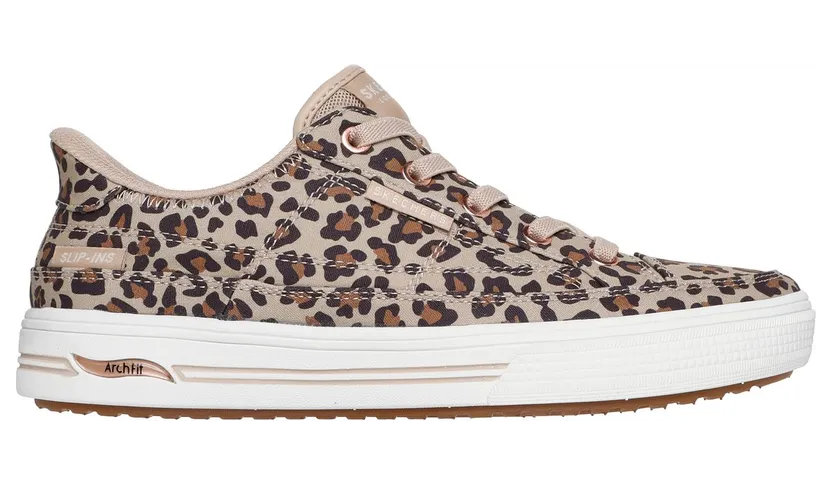 Skechers Slip-ins: Arch Fit Arcade – Wild Nite Sneaker Jachtluipaard