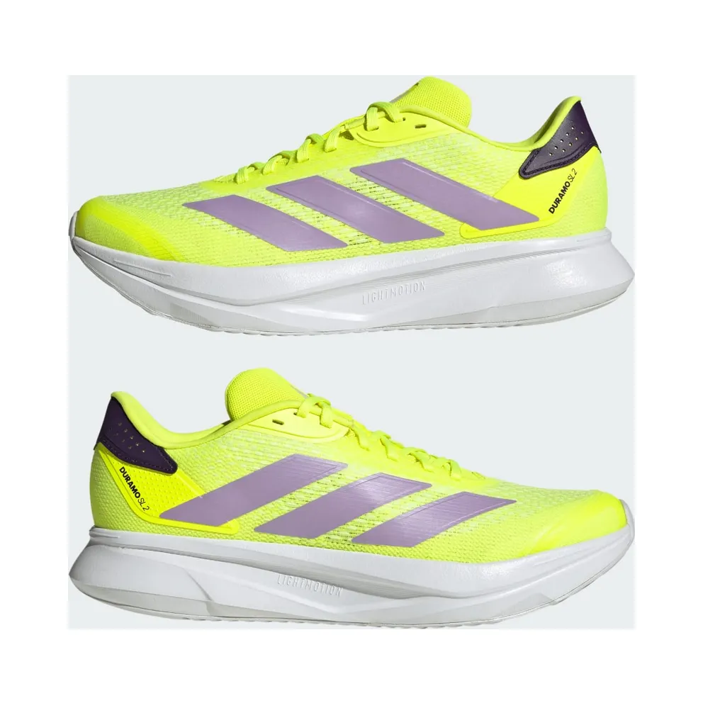 Adidas Duramo SL 2 Running Shoes Solar Yellow / Powder Plum / Aurora Plum (JP9204)