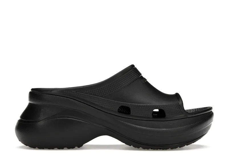 Balenciaga x Crocs Pool Slide Sandal Black (W) (677389W1S8E1000)