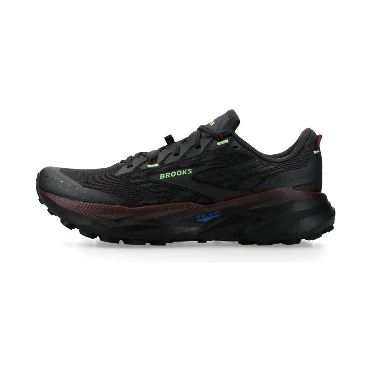 Brooks Cascadia 19 Phantom / Rum Raisin / Green