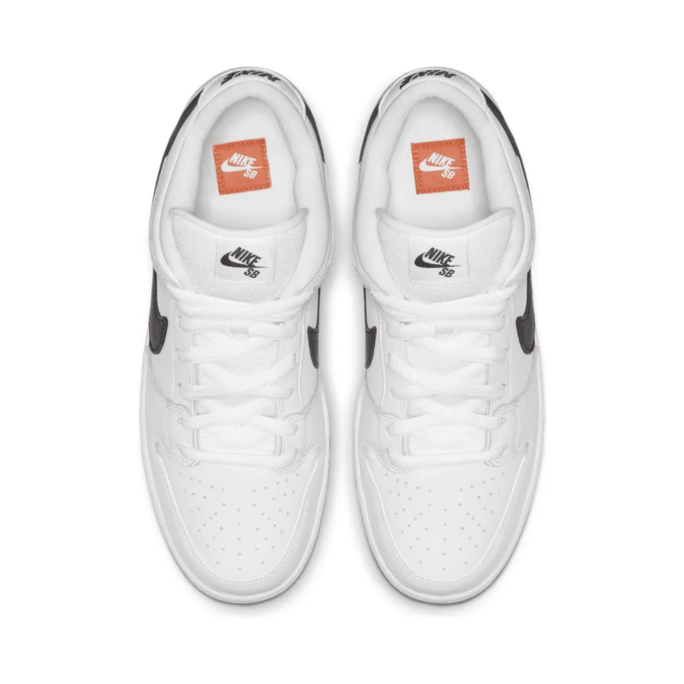 Nike SB Dunk Low Orange Label White White/Black-White-Gum Light Brown-Safety Orange (CD2563-100)