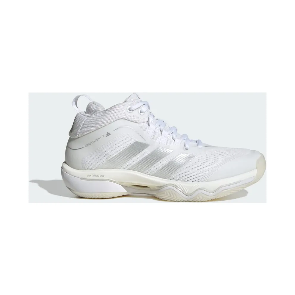 Adidas CRAZYFLIGHT 7 Cloud White / Silver Metallic / Cloud White (KJ1279)