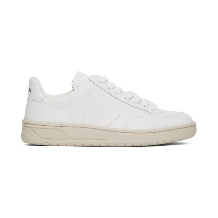 Veja White Leather V-12 Sneakers (XD0202297)