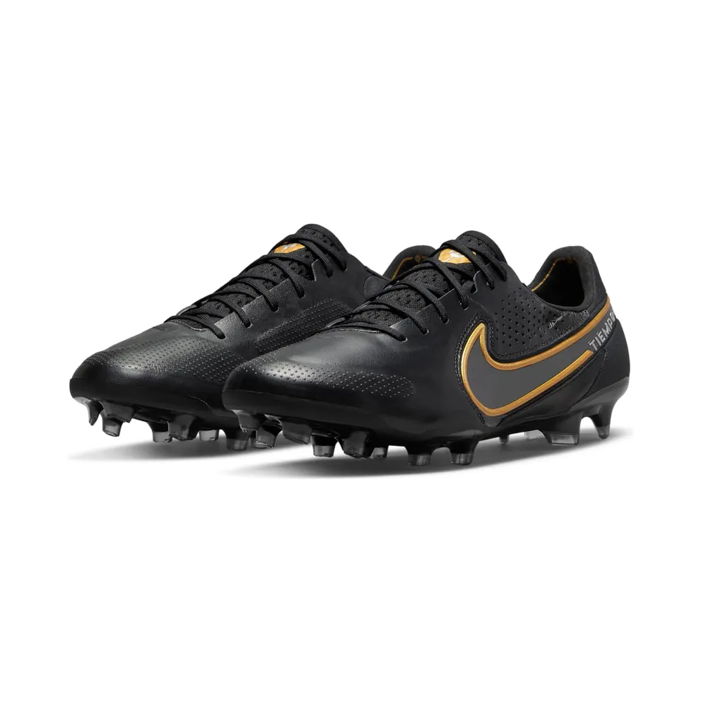 Nike Tiempo Legend 9 Elite FG Black Metallic Gold (CZ8482-007)