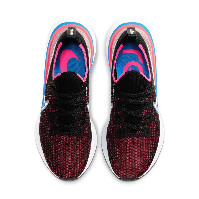 Nike React Infinity Run Flyknit Black Black/Red Orbit/Photo Blue (CD4371-005)