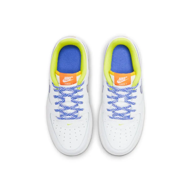 Nike Air Force 1 Low LV8 White Multi (PS) (DQ7768-100)