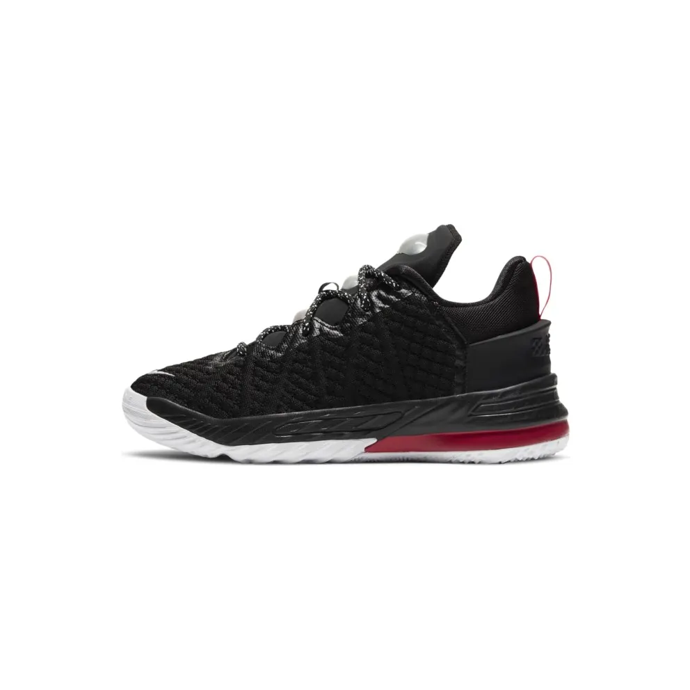 Nike LeBron 18 Bred (PS) Black/White-University Red (CT4710-001)