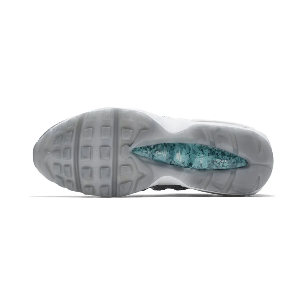 Nike Air Max 95 20th Anniversary Pure Platinum Pure Platinum/Metallic Silver-White (818721-001)