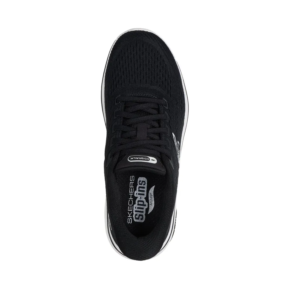 Skechers Slip-ins: GO Walk Arch Fit 2.0 “Kathy Sneaker Black / White” (125342BKW)