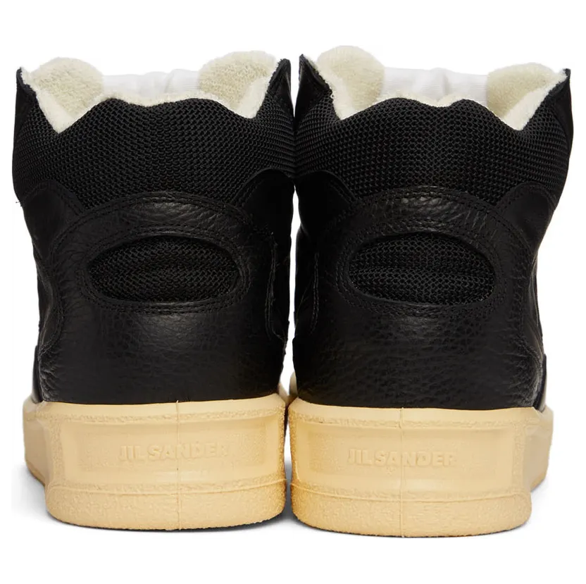 Jil Sander Black Basket High-Top Sneakers (JSMU860008 MUZ00004N) (4)