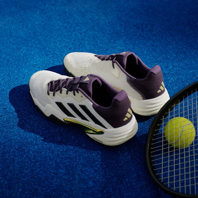 adidas Barricade 13 Core White Core Black Aurora Plum (JR1499)