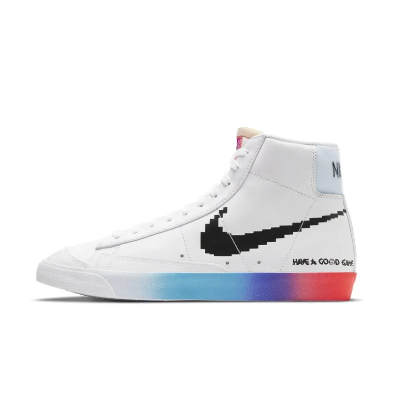 Nike Blazer Mid 77 Have A Good Game White/White-Bright Crimson-Black (DC3280-101)