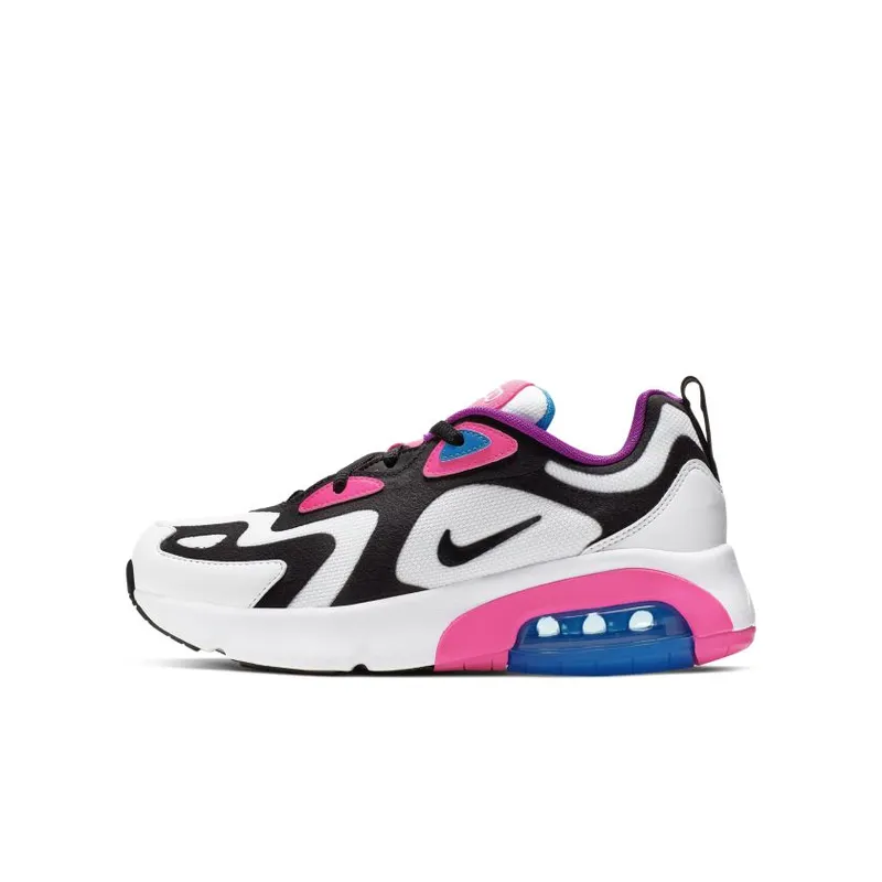 Nike Air Max 200 White Hyper Pink Black (GS) White/Hyper Pink-Photo Blue-Black (AT5630-100)