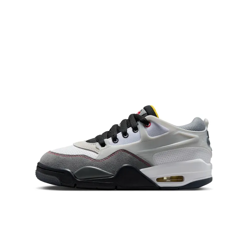 Jordan 4 RM Premium White Black Smoke Grey Fire Red (IB8051-100)