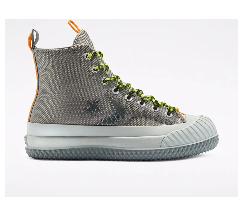 Converse Bosey MC High ‘Metallic Vis – Grey Silver’ Grey/Grey/Orange (169528C)