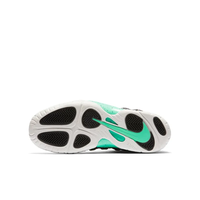Nike Air Foamposite One Easter 2018 (GS) Black/Green Glow-Lagoon Pulse (846077-004)