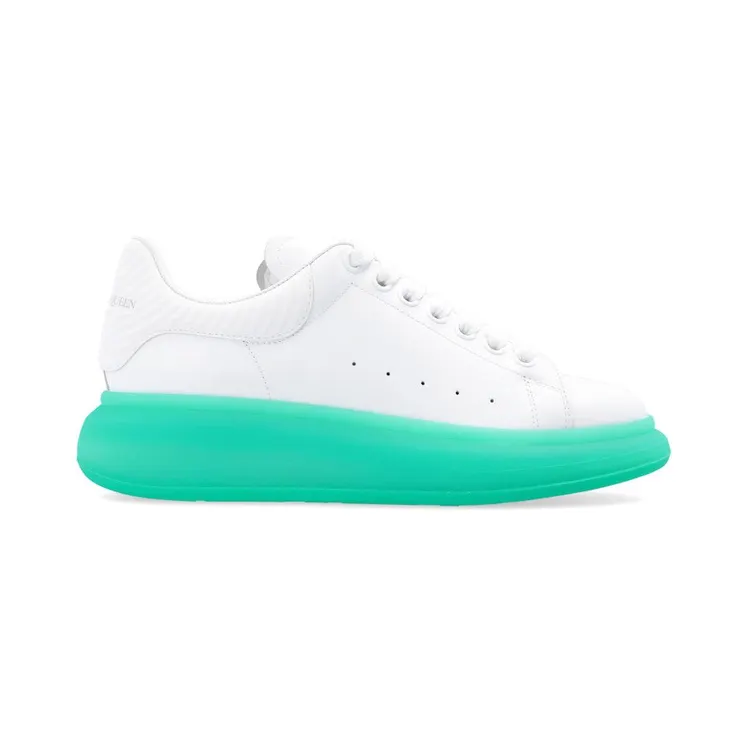 Alexander McQueen Oversized White Green Sole (682397 WIB94 9487)