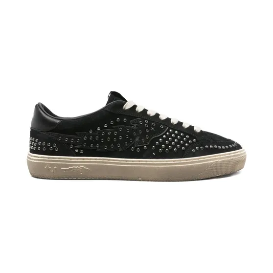 Enterprise Japan Suède low-top met studs “Black” (BG5017PX72222222)