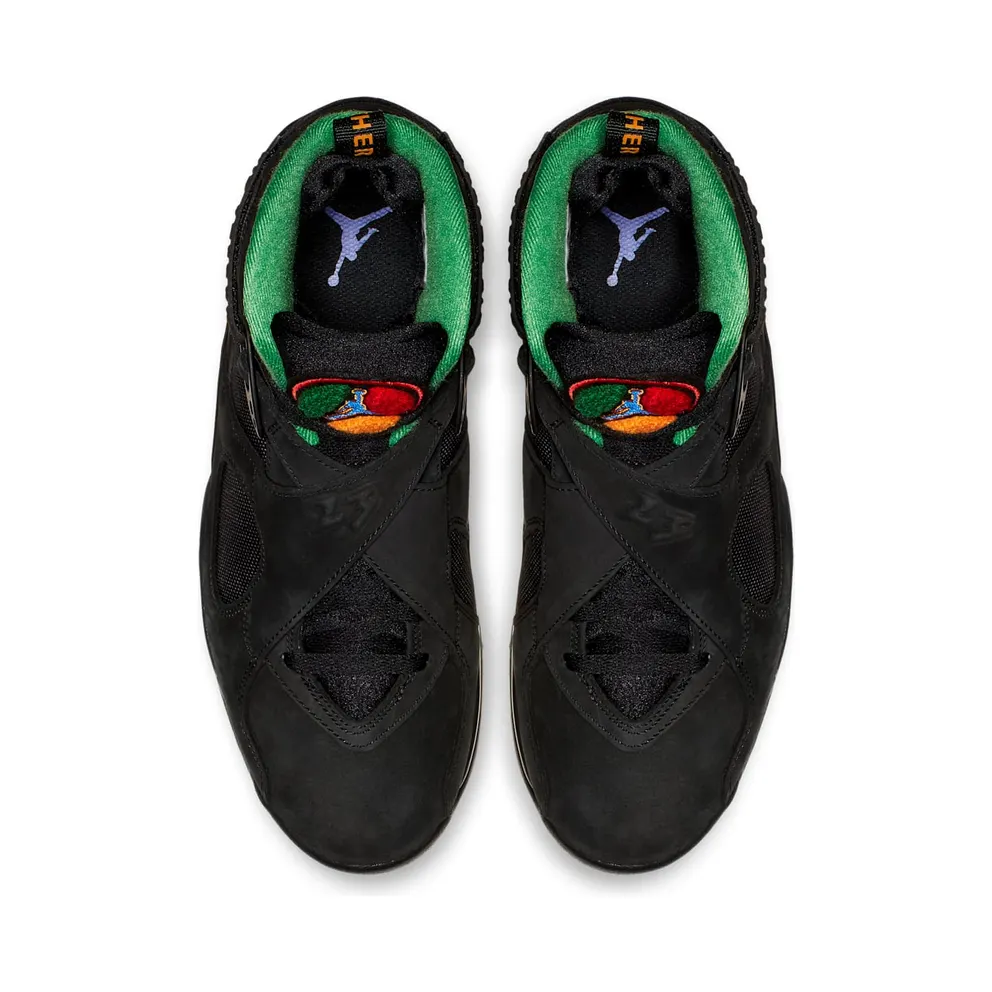 Jordan 8 Retro Tinker Air Raid Black/Light Concord-Aloe Green (305381-004)