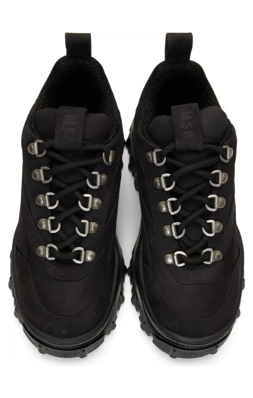 MSGM Black Tractor Trek Sneakers (2741MDS509 395) (4)