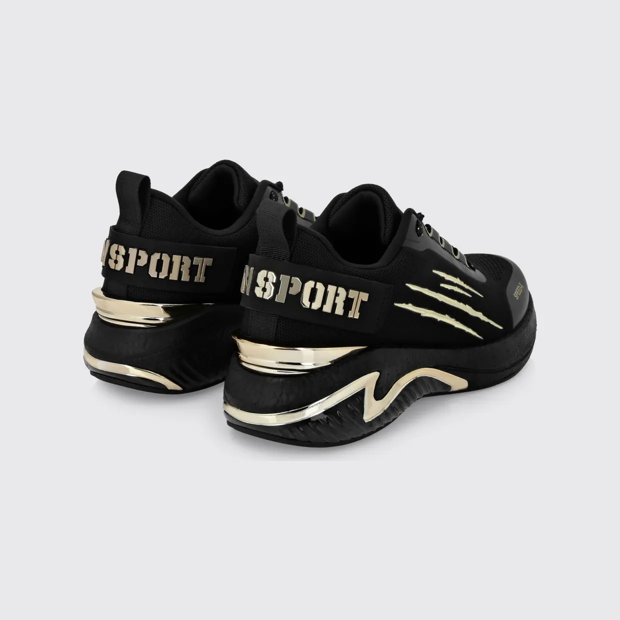 Plein Sport Mesh Sneakers Black 1 (FAESUSC0779STE003N0293) (2)